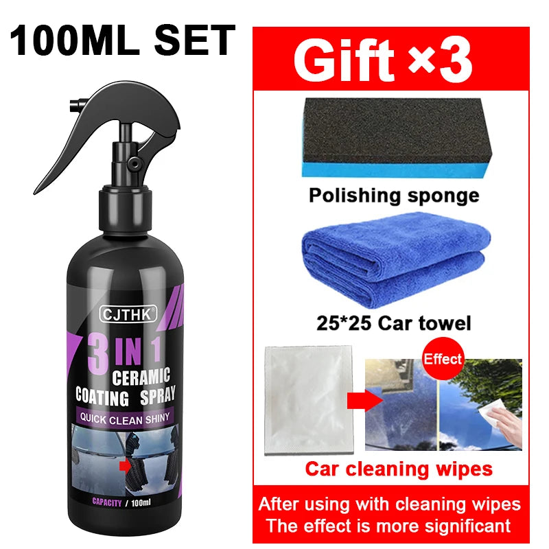 Car Ceramic Nano Coating Liquid Hydrophobic Layer Polishing Paint Coating Agent - AUTOPLUG